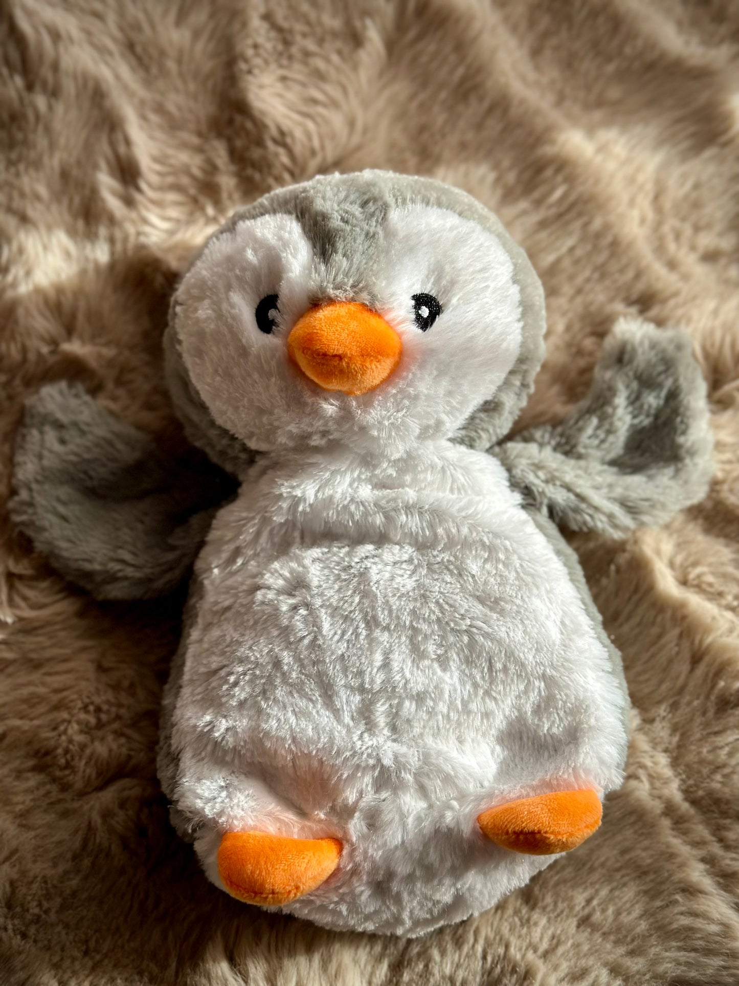 Bouillotte peluche Pingouin