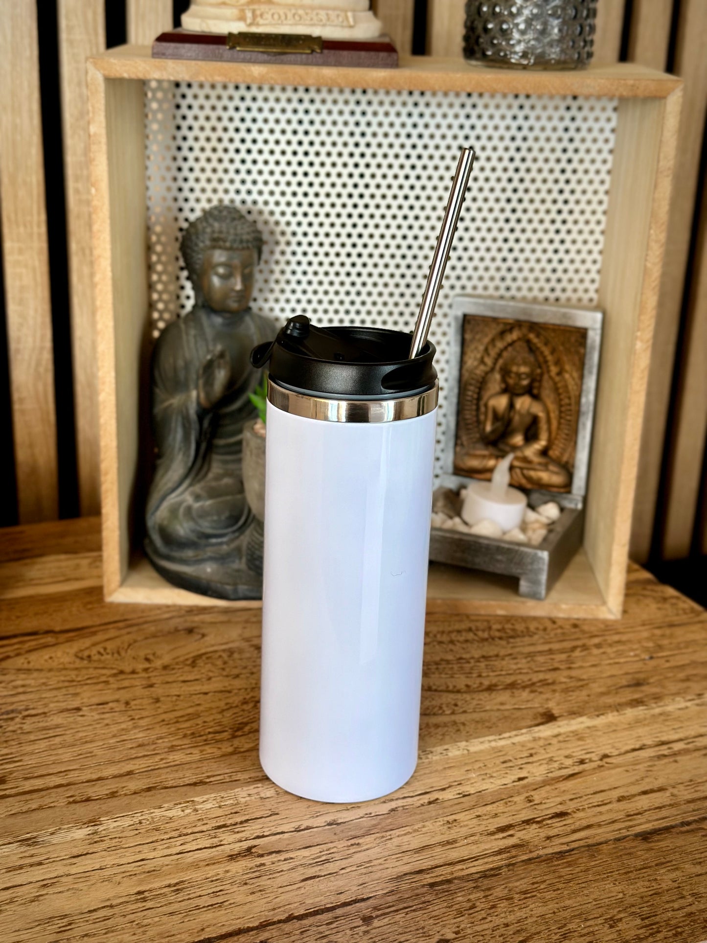 Gobelet thermos canette en acier inoxydable personnalisable (design Noël dispo🎄)